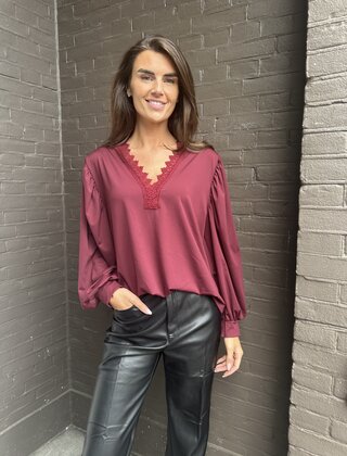 Top Vicky bordeaux