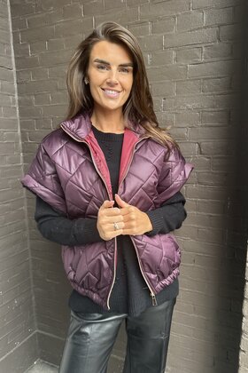 Bodywarmer Chique Aubergine