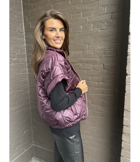 Bodywarmer Chique Aubergine