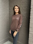 Trui New York Bruin Ruit