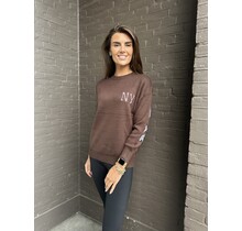 Trui New York Bruin Ruit