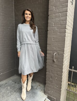 Jurk Dounya Grijs
