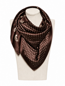 Sjaal paisley Stip Bruin