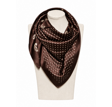 Sjaal paisley Stip Bruin