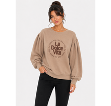 Trui La Dolce Taupe