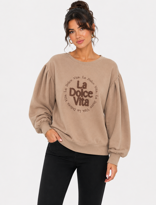 Trui La Dolce Taupe