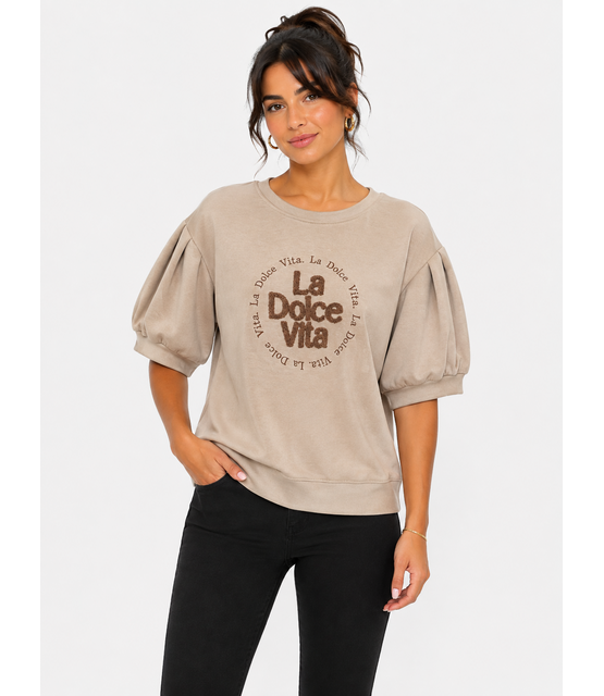 Top La Dolce Taupe