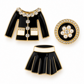 Broche Fashion Zwart