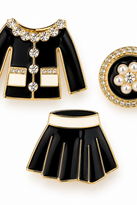 Broche Fashion Zwart