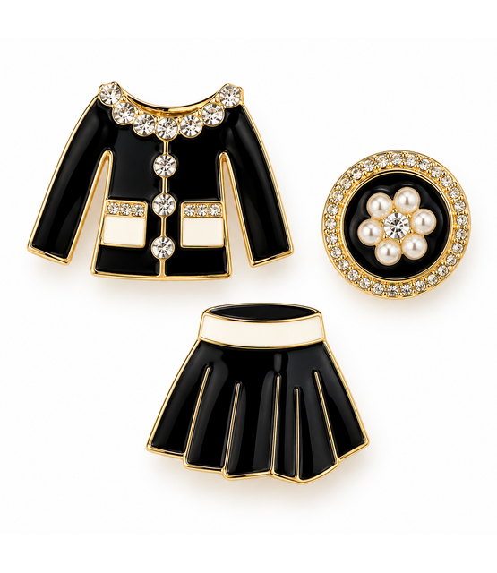Broche Fashion Zwart