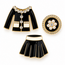 Broche Fashion Zwart