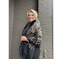 Sjaal Diva Zwart