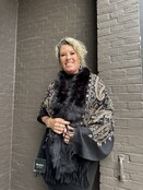 Sjaal Diva Zwart
