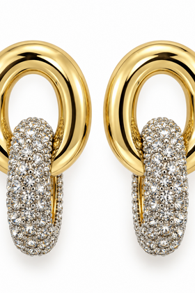 Oorbellen Bling Goud