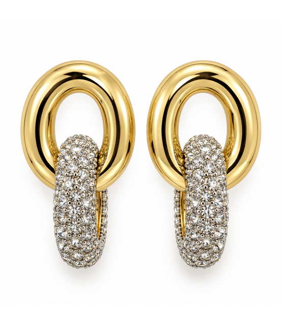 Oorbellen Bling Goud