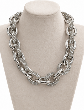 Ketting Bling Zilver