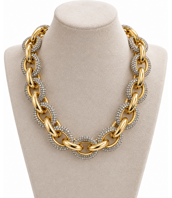 Ketting Bling Goud