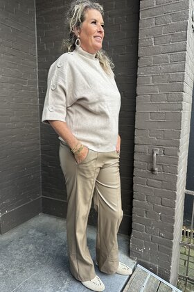Trui Knoop Beige