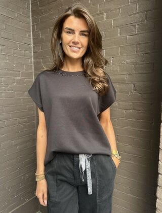 Top Studs Zwart