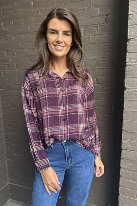 Blouse Roxy Aubergine