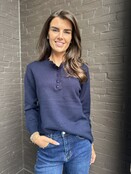 Trui Nicole Blauw