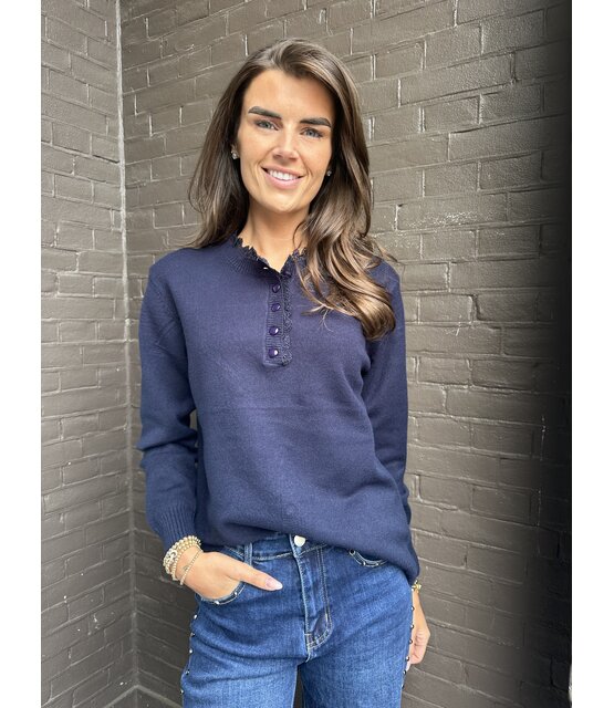 Trui Nicole Blauw