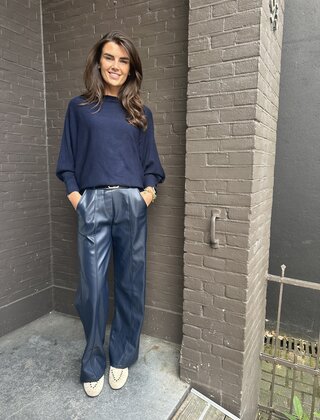 Broek Paula Blauw
