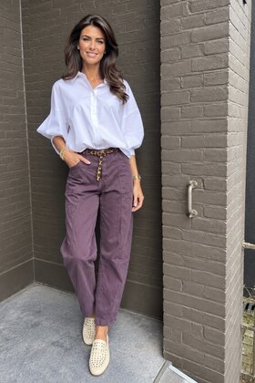 Broek Balloon Kim Bordeaux