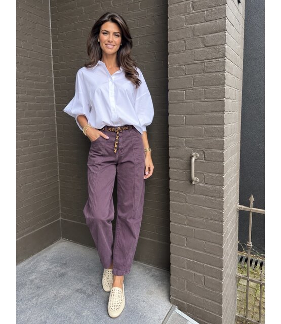 Broek Balloon Kim Bordeaux