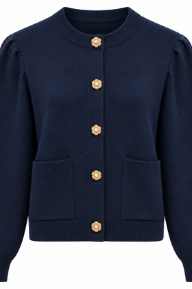 Vest Olivia Blauw
