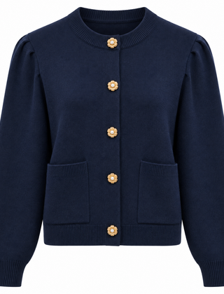 Vest Olivia Blauw