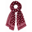 Sjaal Stip Bordeaux