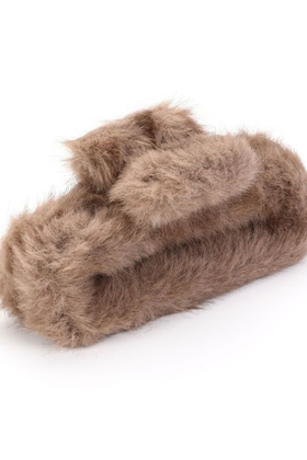 Haarklem Fluffy Taupe