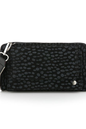 Telefoon/Portemonnee Tas Cheetah Zwart