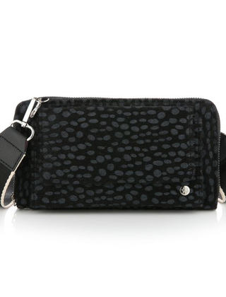 Telefoon/Portemonnee Tas Cheetah Zwart