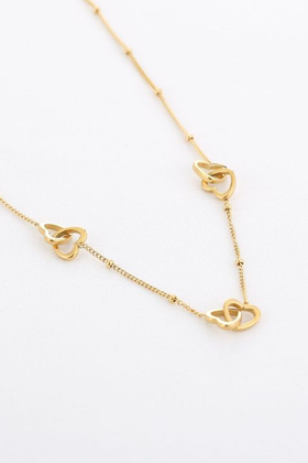 Ketting Infinity Heart Goud