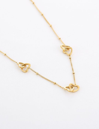 Ketting Infinity Heart Goud