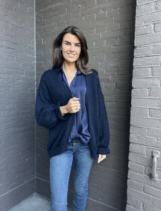 Vest Peggy donker blauw