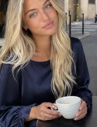 Top Cris blauw