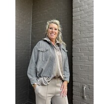 Jas Julia bruin/zwart