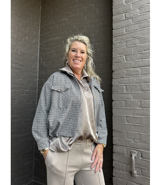 Jas Julia bruin/zwart