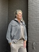 Jas Julia bruin/zwart