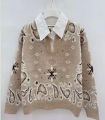Trui Pailsley beige