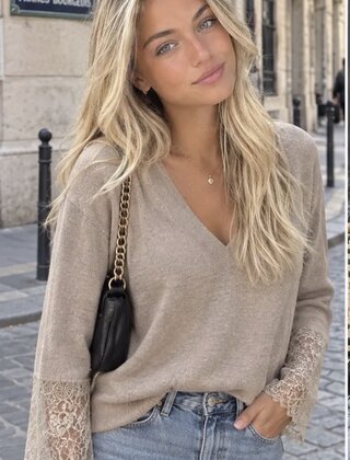 Trui Bianca beige