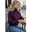Top Col Saskia burgundy