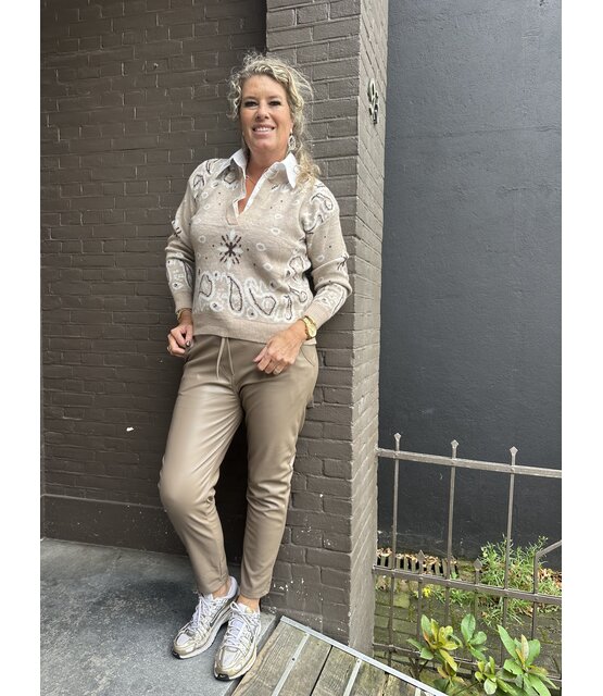 Trui Pailsley beige