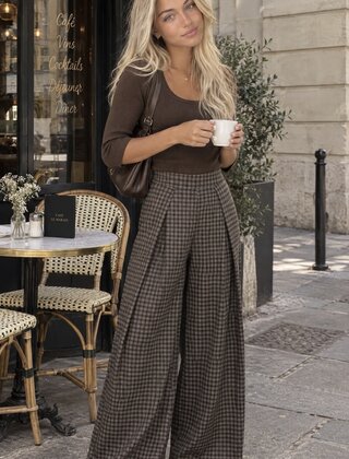 Broek Ruit Bruin