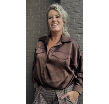 Blouse Mabel bruin