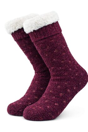 Sokken Sparkle Bordeaux