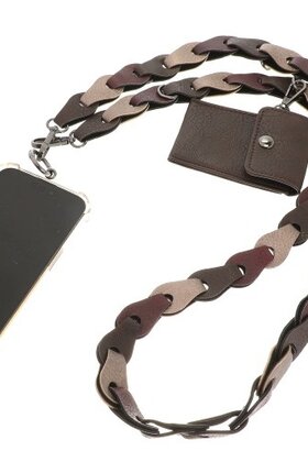 Telefoonkoord Met Portemonneetje Jip  Burgundy